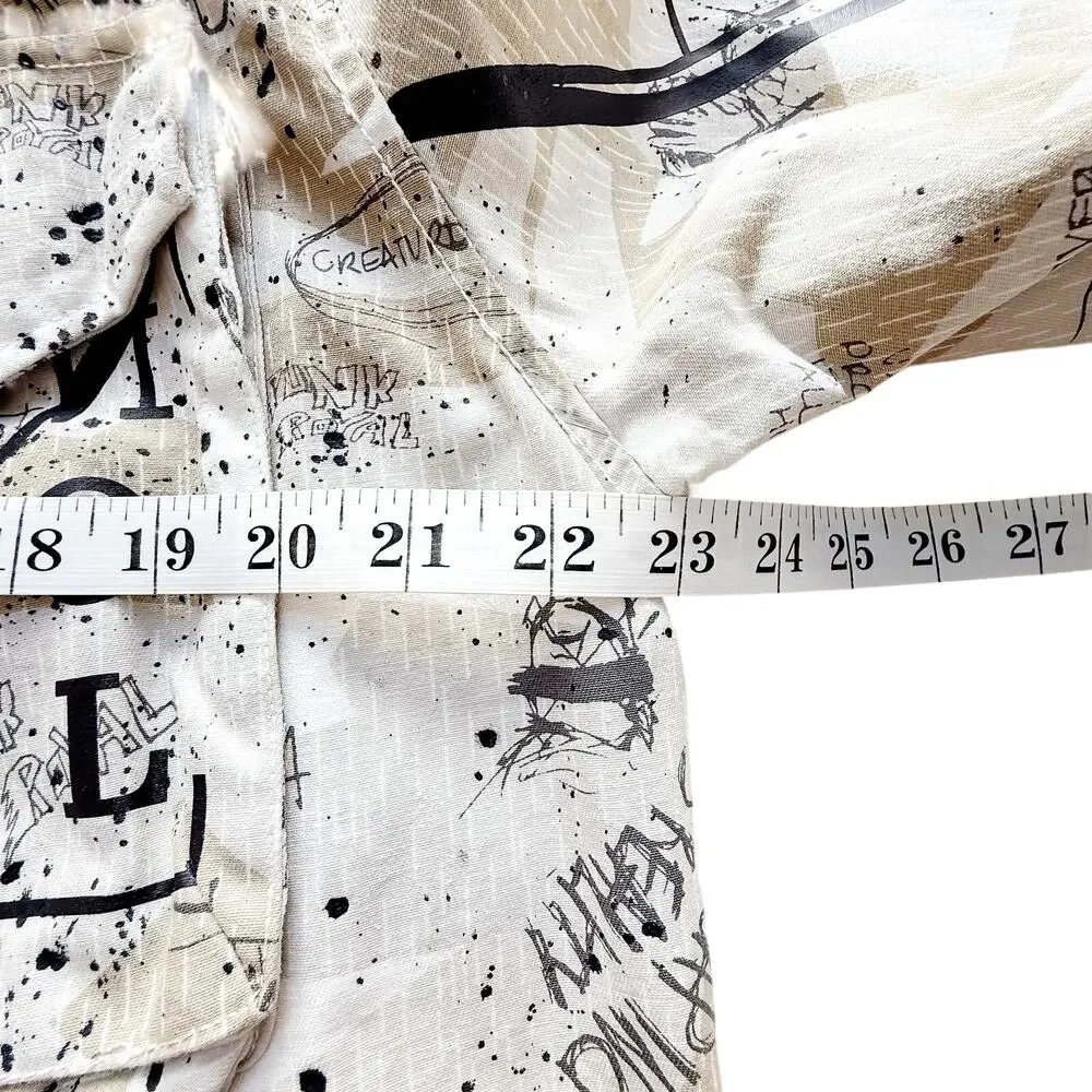 Punk Royal Camo Jacket Mens sz L White Sand All Over Print M65 Streetwear Field